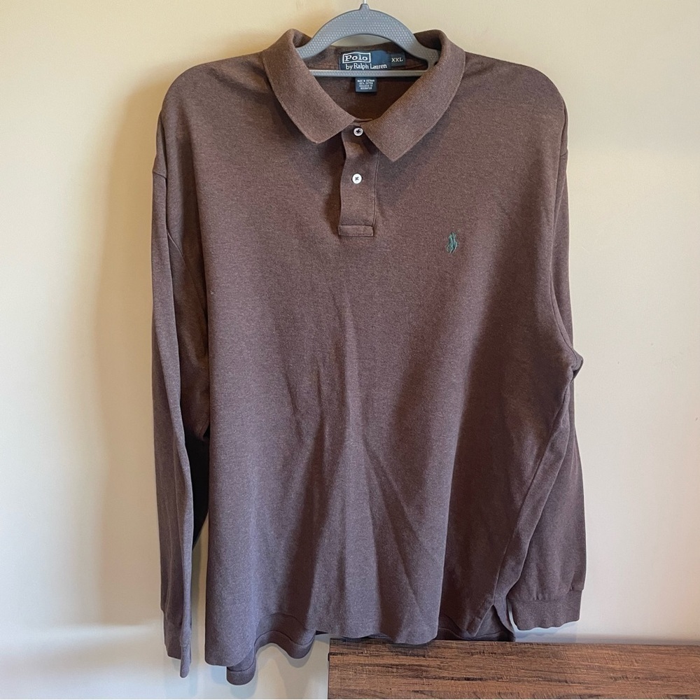 Polo by Ralph Lauren Men's Brown Long Sleeve